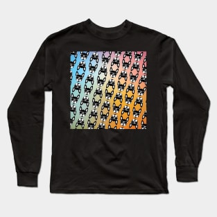 Sunglass French Bull Dog, Frenchie, Design, Vector, Artwork, Pattern Long Sleeve T-Shirt